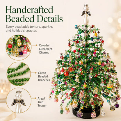 🎄✨ DIY Perlen-Weihnachtsbaum-Set – 🎅Erschaffe Deine Eigene Funkelnde Weihnachtsdekoration