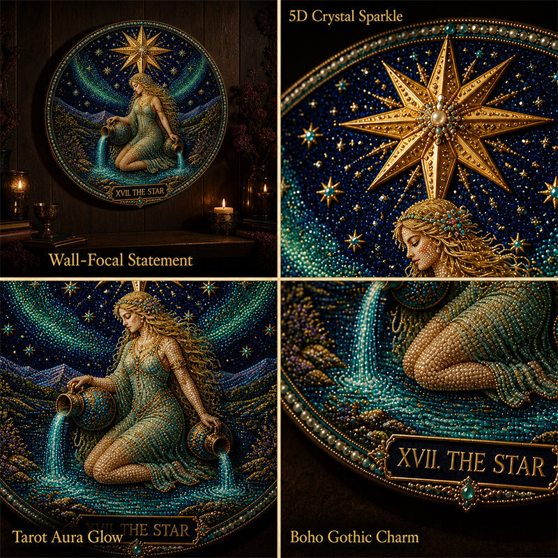 🧘‍♀️ Finde Dein Heiliges Licht: Große Arkana Tarot Diamond Painting 🌘