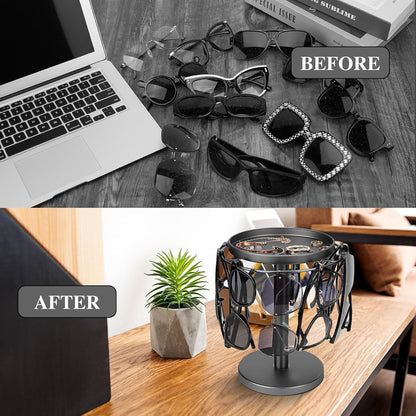Rotierender Sonnenbrillen-Organizer