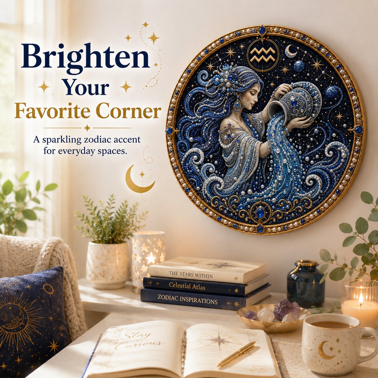 🔥 12 Sternzeichen Perlen-Kunst-Set ♈🌙