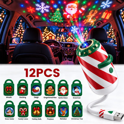 🎄🚗 Merry Ride Weihnachtsauto-Projektorlicht 🎅✨