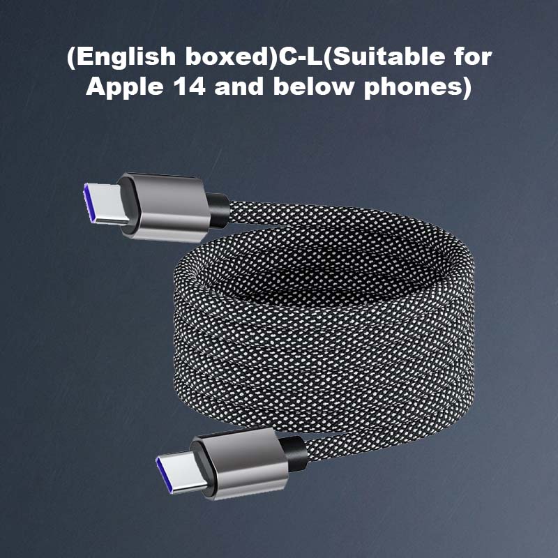 🔋Magnetisches Anti-Tangle-Datenkabel