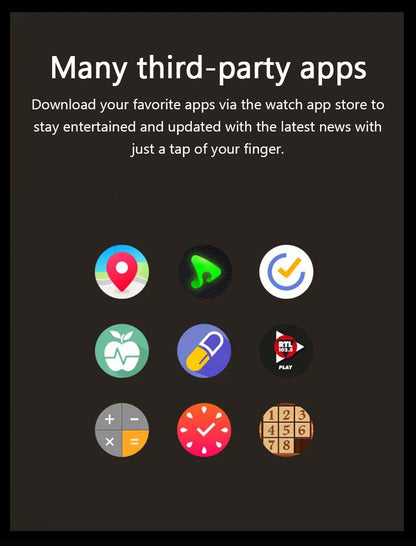 Smartwatch mit Bluetooth-Anruf