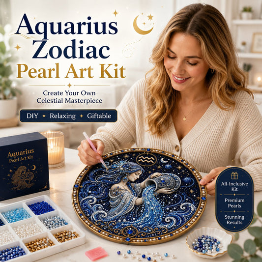 🔥 12 Sternzeichen Perlen-Kunst-Set ♈🌙