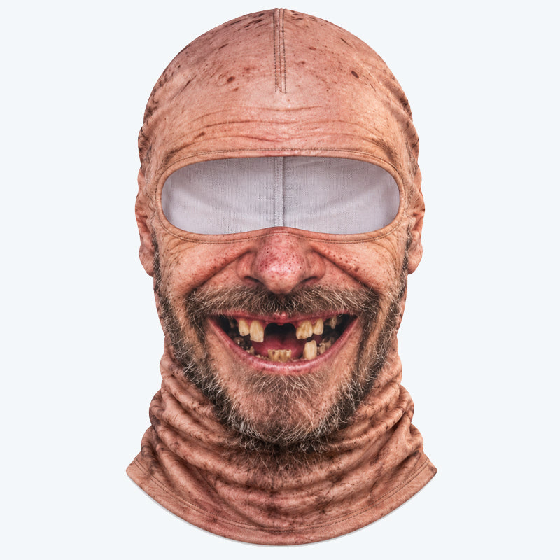 🎭 Lustige realistische Gesichts-Skimaske – urkomisches Winterparty-Zubehör für Outdoor-Gruppen ❄️😂