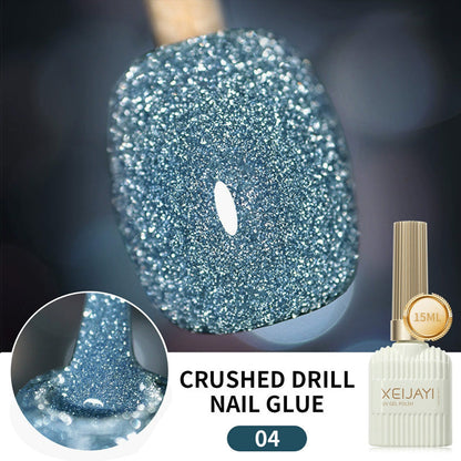 Glitzernagellack mit hoher Dichte