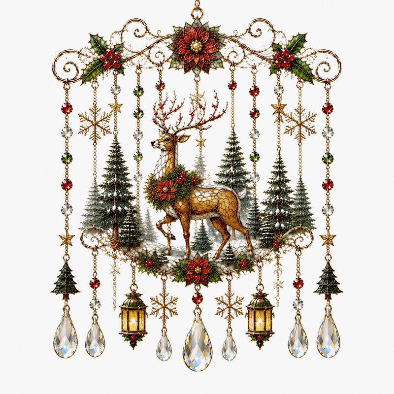 ✨ Zauberhafter Weihnachts-Kristallanhänger
