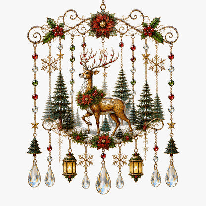 ✨ Zauberhafter Weihnachts-Kristallanhänger