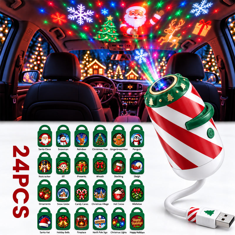 🎄🚗 Merry Ride Weihnachtsauto-Projektorlicht 🎅✨