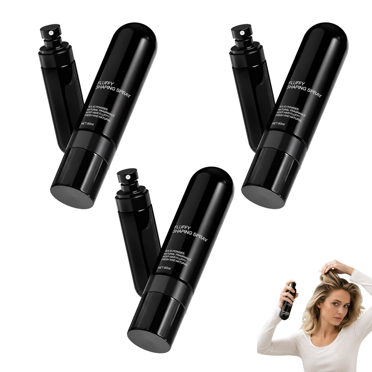 💇‍♀️✨ Fluffy Base Spray 90 ml – Styling-Spray für luftiges Volumen 🌬️💖
