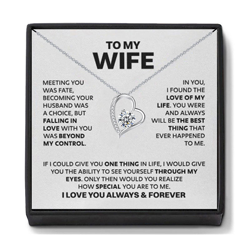 👪An meine Tochter – Halskette „Herz der Liebe“🍀