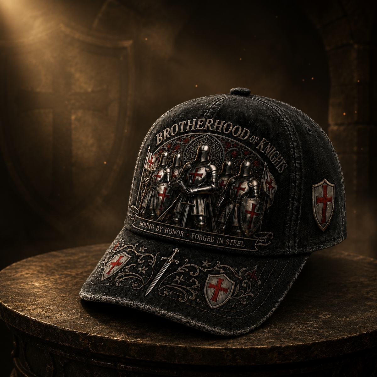 ⚔️ Durch Ehre gebunden, in Stahl geschmiedet – Templer-Cap 🛡️🔥