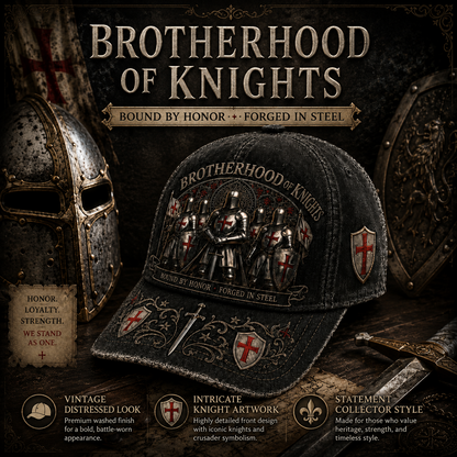 ⚔️ Durch Ehre gebunden, in Stahl geschmiedet – Templer-Cap 🛡️🔥
