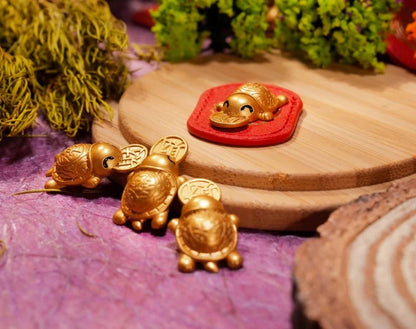 🐢 2026 Goldener Schildkröten-Glücksbringer – Beißt sich am Glück fest🍀Lässt nie wieder los!