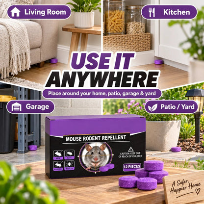 🌿 Natürliche Nagetierabwehrkugeln auf Pflanzenbasis – 12er-Pack 🐭🚫