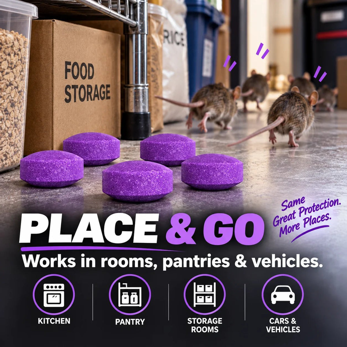 🌿 Natürliche Nagetierabwehrkugeln auf Pflanzenbasis – 12er-Pack 🐭🚫