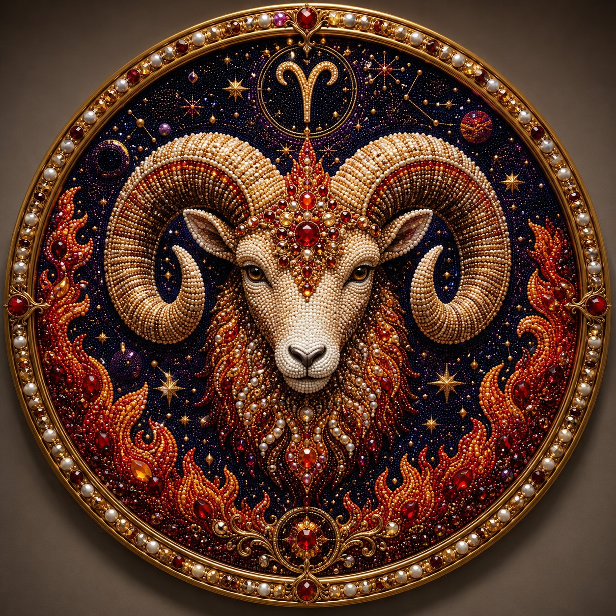 🔥 12 Sternzeichen Perlen-Kunst-Set ♈🌙