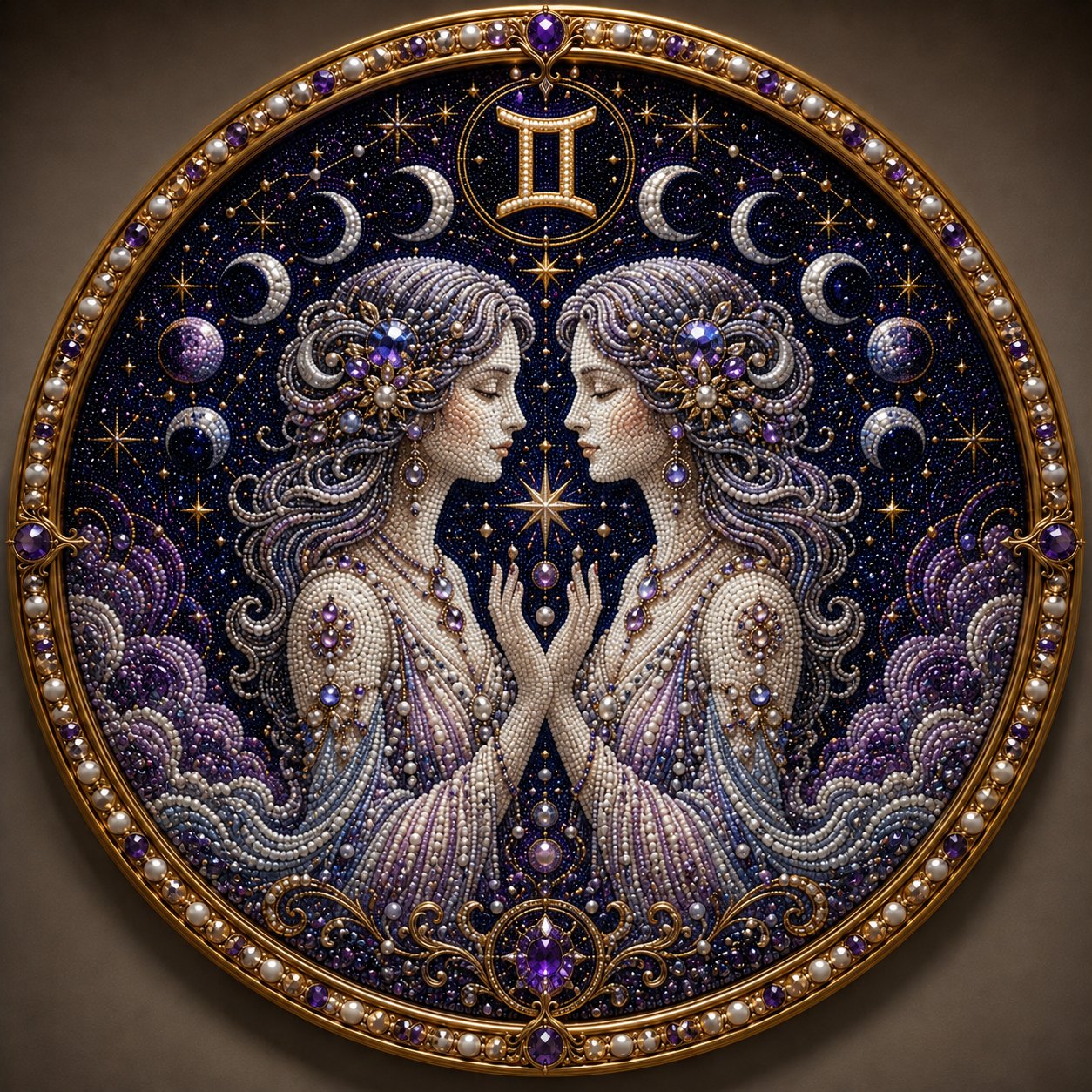 🔥 12 Sternzeichen Perlen-Kunst-Set ♈🌙