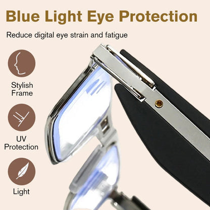 ⏰Wöchentliches Sonderangebot: 47 % Rabatt👓Klappbare Lesebrille mit blauem Lichtfilter und Etui