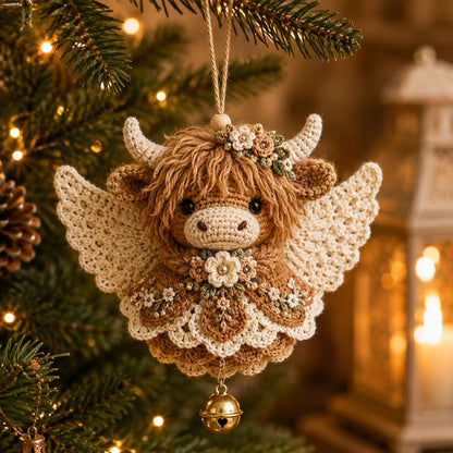 🔥 Letzter Tag: 50% RABATT 🪽 DIY-Set für gehäkelte „Tier-Schutzengel“-Weihnachtsanhänger