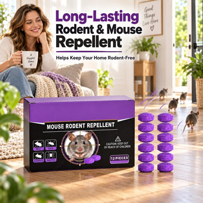 🌿 Natürliche Nagetierabwehrkugeln auf Pflanzenbasis – 12er-Pack 🐭🚫