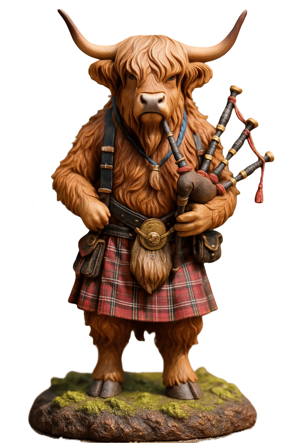 🐮Highland Cow Adventskalender 2025🎄 - 3D handgefertigte Highland Cow Puppe (24 Stück)