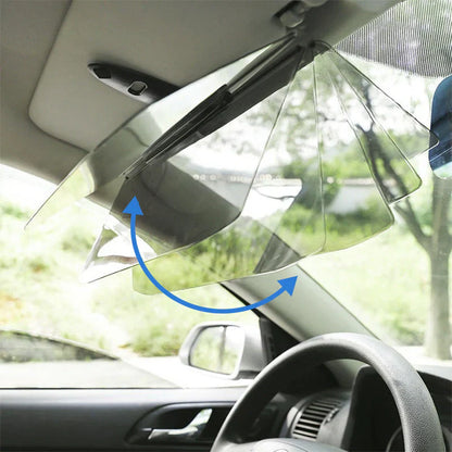 2-in-1 Auto Blendschutz ✨ Tag & Nacht Sichtschutz für sicheres Fahren 🚗