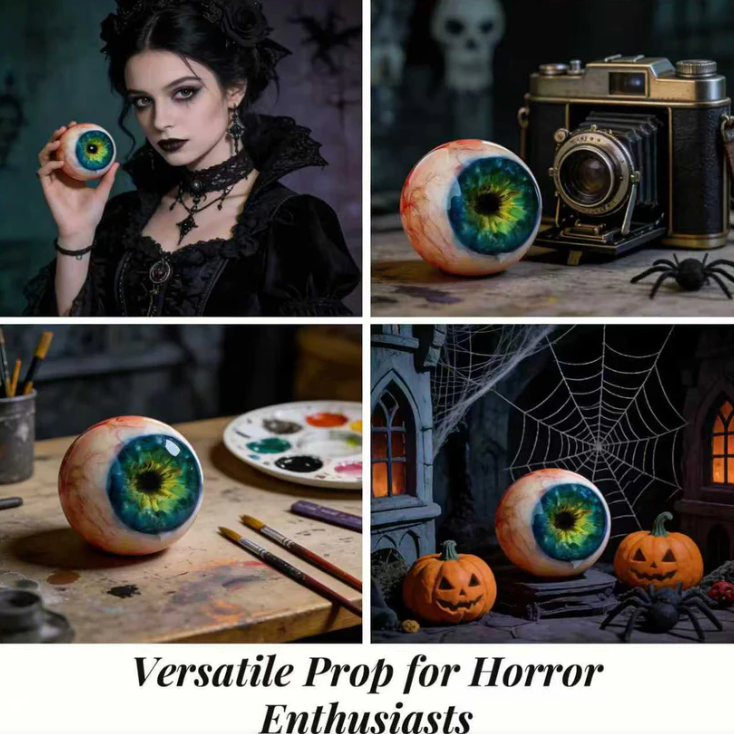 ⚡Hyperrealistische Dekoration in Form eines Monsterauges 👁️