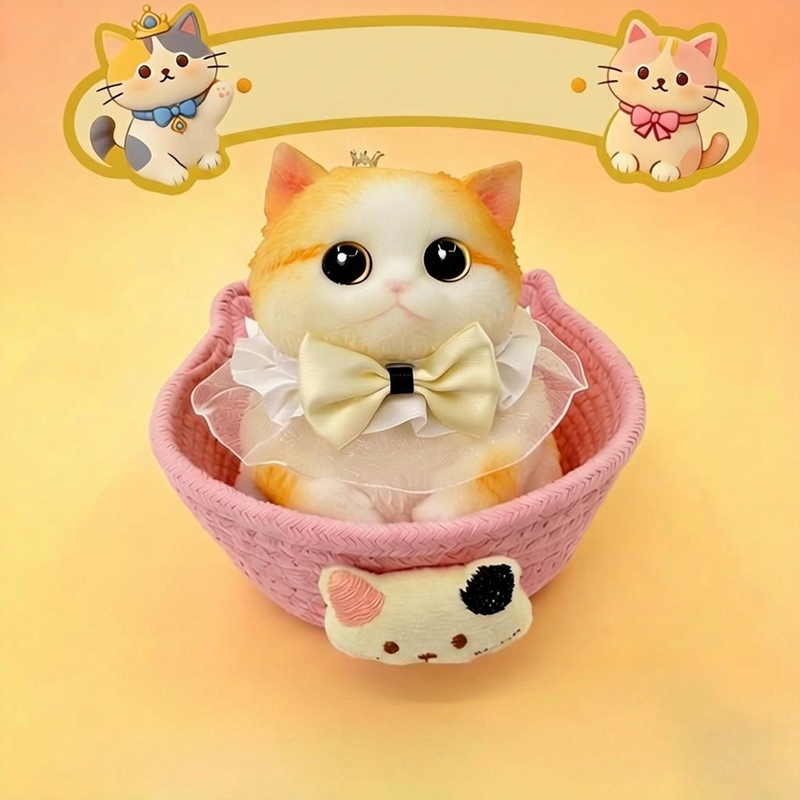 🐱 Squishy-Katzen-Kuscheltier – Weicher, langsam zurückfedernder Stressabbauer 🧸