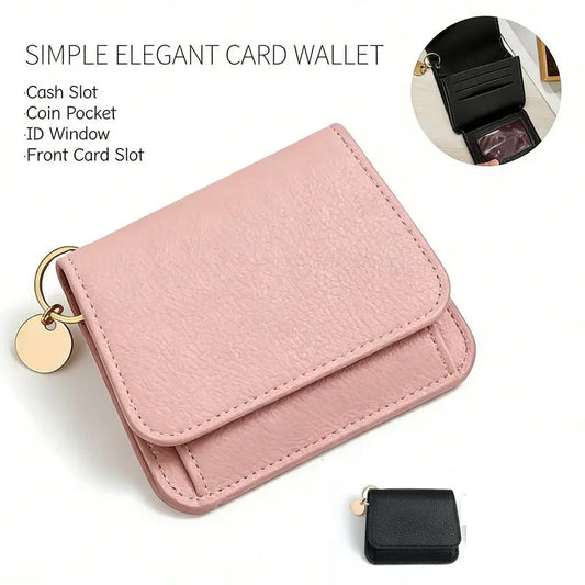 💖 Buy 1 Get 1 FREE! ✨ Only £8.99 Today! 💕 RFID Short Wallets for Women – Fashionable Card Holder with Key Ring & Coin Purse