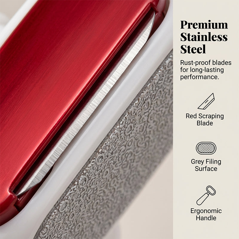 ✨🦶Doppelseitiger Hornhauthobel – Entfernt mühelos Hornhaut und abgestorbene Haut